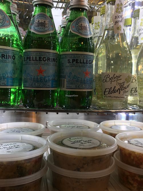 Drinks and the sides for crostini at Pianta in Washington