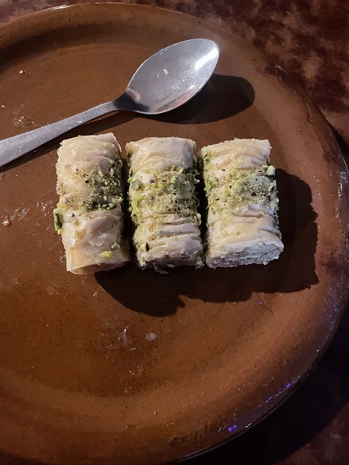 Vegan baklava  at El Attar Middle Eastern Grill in Toowoomba