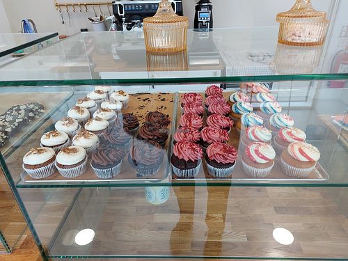 Cupcakes! Donuts were a bit delayed due to a large order the same day. at Bake My Day in Copenhagen