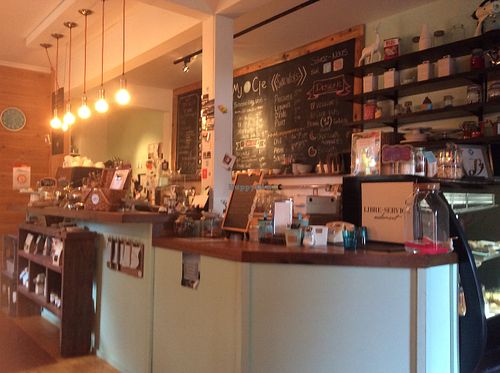 Very charming little cofffee shop w vegan options at Cafe MJ et Cie in Saint-jean-sur-richelieu