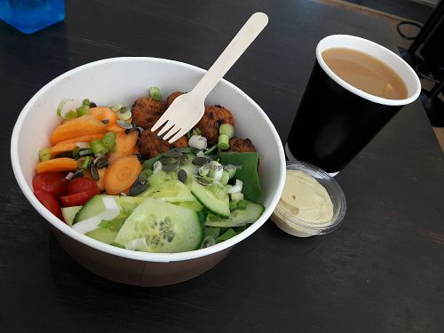 Buddha bowl at The Pantry in Leicester