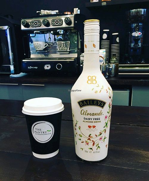 Vegan Baileys latte  at The Pantry in Leicester