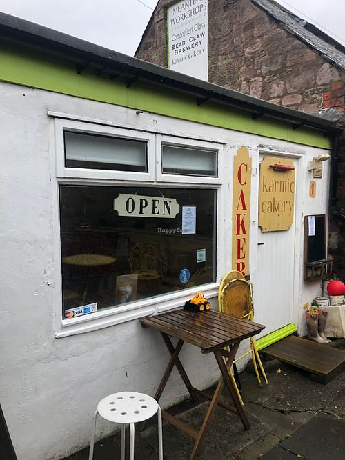 Cute wee little cafe at Karmic Cakery in Berwick-upon-tweed