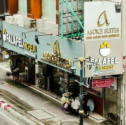 Day view at Falafel Michelin in Bangkok