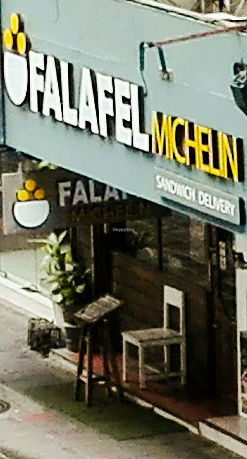 Store front at Falafel Michelin in Bangkok