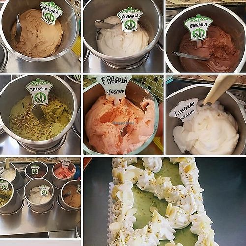 Gelati at Antica Latteria in Messina