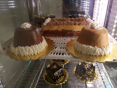 Cakes at Antica Latteria in Messina