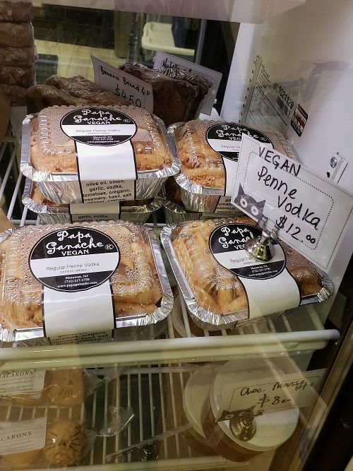 vegan penne vodka  at Catsbury Park in Asbury Park