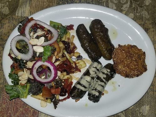 Vegan plate at El Turco in Tijuana