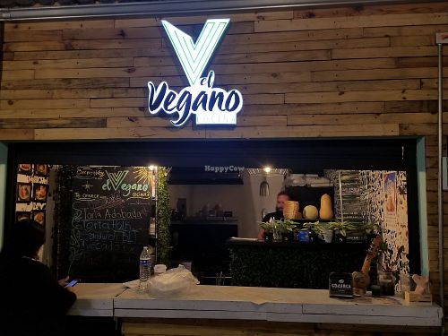 Counter at El Vegano Cocina in Rosarito