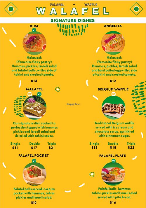 Menu at The Black Yard in Ormond