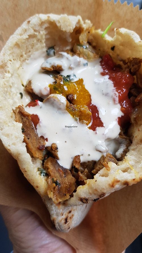 Shawarma Sandwich at Zeil Kitchen in Frankfurt