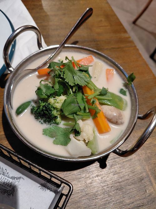 Coconut and veggiessauce at Little Turtle in Enmore