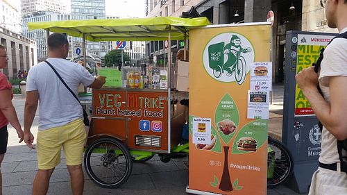 The food truck at Veg-MI Trike in Milan