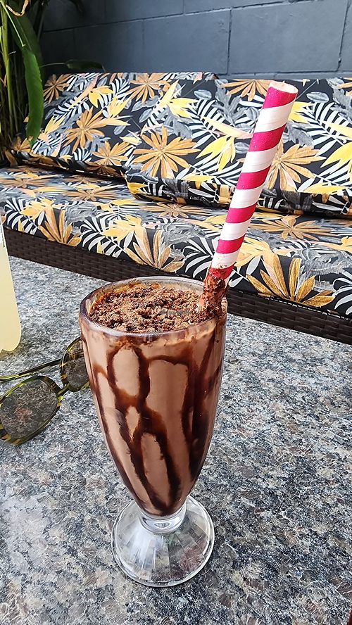 the best vegan milkshakes in manaus. this is alone is worth the trip to salgados. excellent at Salgados Veganos Manaus in Manaus