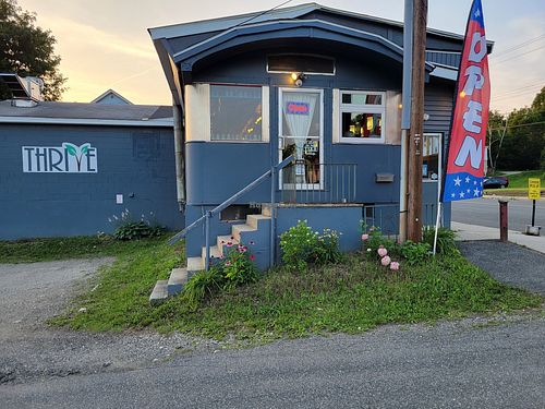 Kitchen in back to the left. at Thrive Diner in Pittsfield