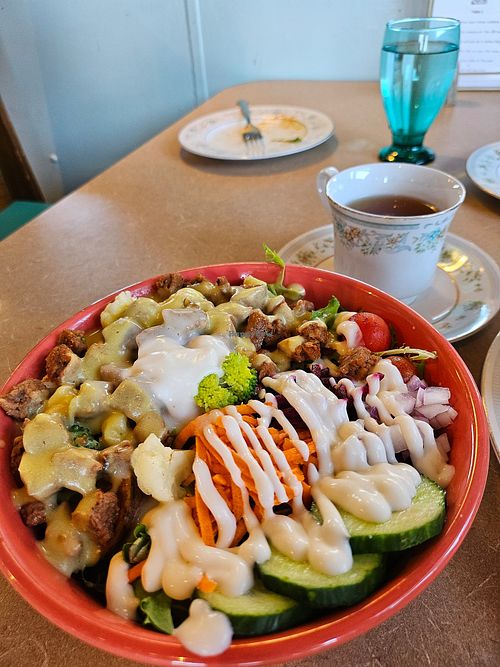 Sweet Potato Buddha Bowl at Thrive Diner in Pittsfield