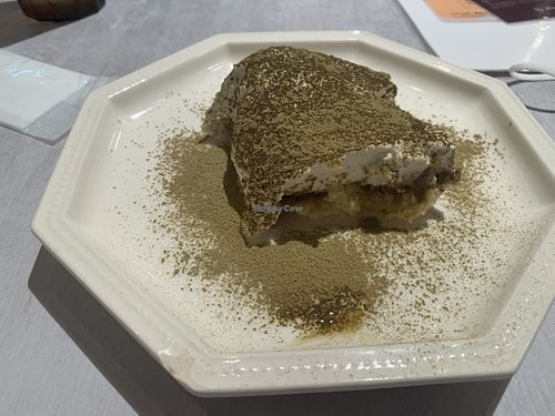 Matcha cake at Wired Bonbon in Tokyo