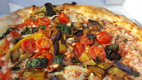 Take away vegan verdure pizza at Posillipo - Broadstairs in Broadstairs