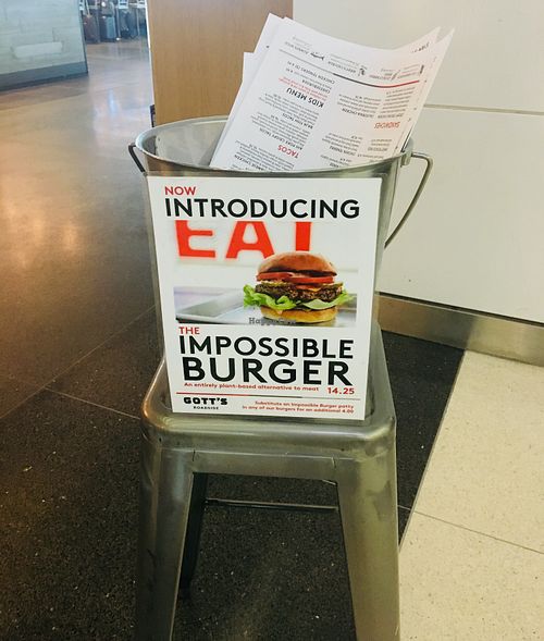 Impossible Burger  at SFO - Gott's Roadside - A10 in South San Francisco