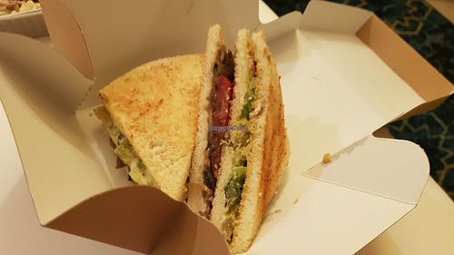 Club sandwich at Luna's Kitchen in Beirut