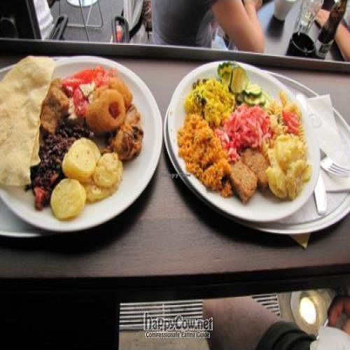 our dishes in Hiltl at HILTL - Sihlstrasse in Zurich