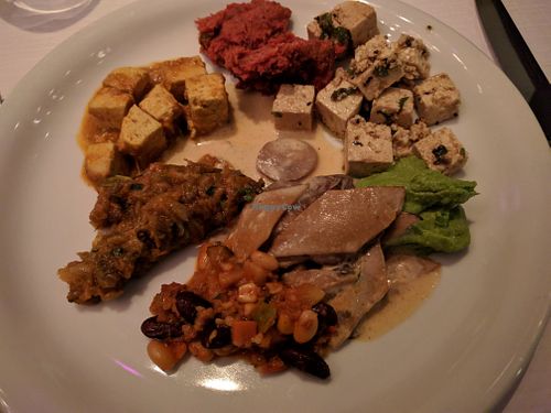 Sample buffet plate at HILTL - Sihlstrasse in Zurich