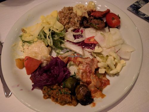 Sample buffet plate at HILTL - Sihlstrasse in Zurich