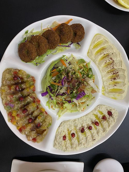 Appetizer platter   at Rubin Mardini in Penang