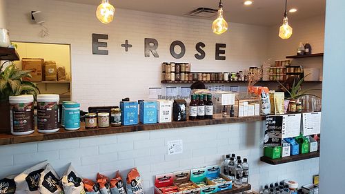 Counter order at E+ROSE Wellness Cafe - Gulch in Nashville