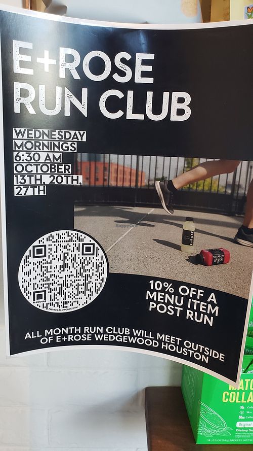 Run Club at E+ROSE Wellness Cafe - Gulch in Nashville