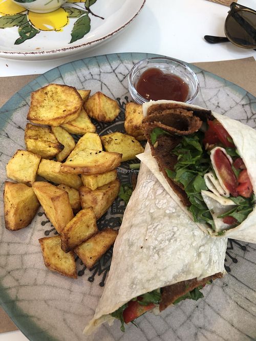 Vegan Doner at Vegan a la Turca in Bodrum