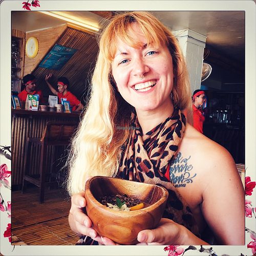 happy!  at Hoy Panga in Boracay