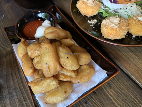 Fried sweet potato at Truc Lam Vien Quan in Hanoi