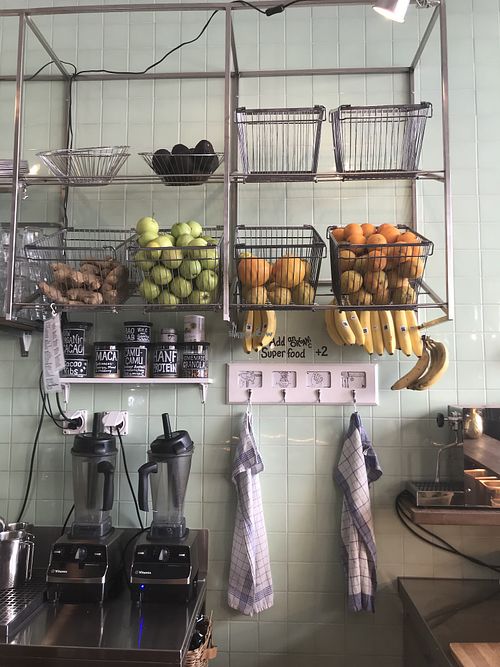 Fresh Fruits at Sasu Juice Bar in Zurich