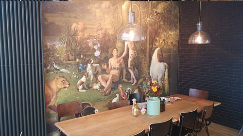 Inside at Sasu Juice Bar in Zurich