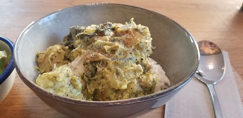 Potato and Poppy Curry at Sasu Juice Bar in Zurich