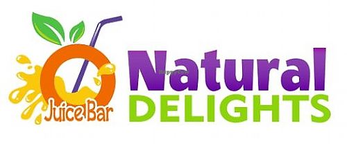Logo at Natural Delights Juice Bar in La Mesa