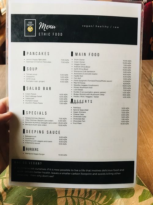   at Manipura Ethic Cafe & Bar in Baku