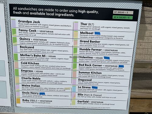 Menu   at Mother's Kitchen - Coffee Matters in Bar Harbor