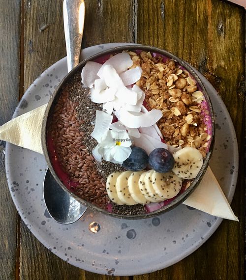Pink bowl at Cafe Oha  in Frederiksberg