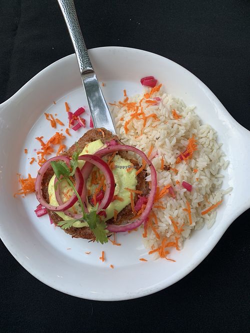 Entree from vegan chef challenge menu - not impressed.  at Mayahuel in Sacramento