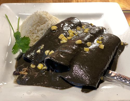 Huitlacoche Enchiladas   at Mayahuel in Sacramento