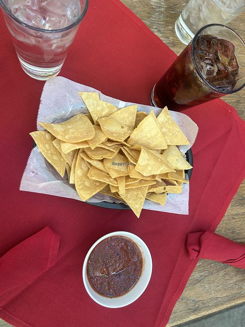 Chips and salsa were good   at Mayahuel in Sacramento