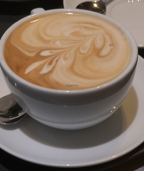 Oat Latte Art at Dinzler Kaffeerösterei AG in Irschenberg