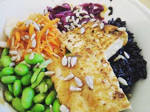 Tofushi Bowl at Vegoshi in Helsinki