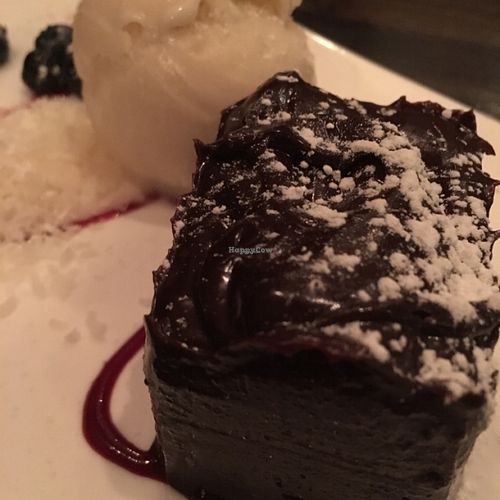 chocolate ganache  at Blossom Restaurant on Columbus in New York City