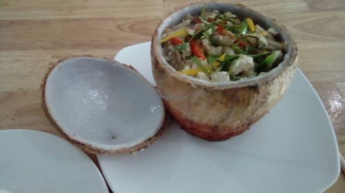 Tofu Amok Coconut vegilicious at Sabay Vegilicious in Phnom Penh