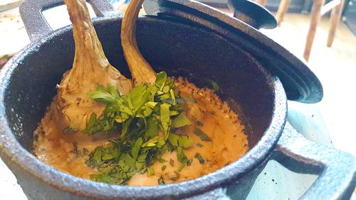 Satay artichokes at Folk & Soul in Manchester