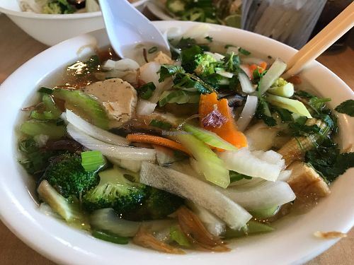 Noodle soup at Pho Empire in Irving